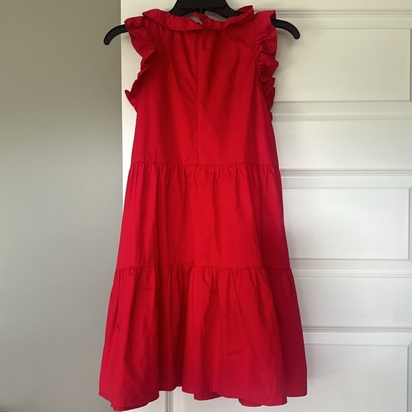 Red dress with ruffles - Picture 3 of 3